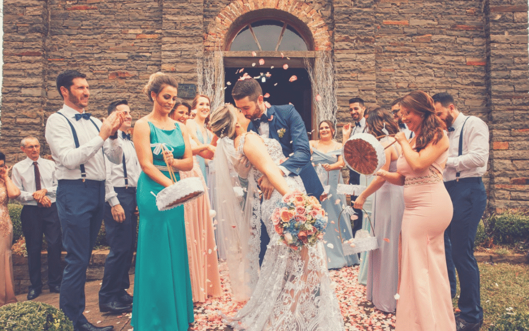 Celebração da Talita e do Vinicius. Um casamento cheio de significado